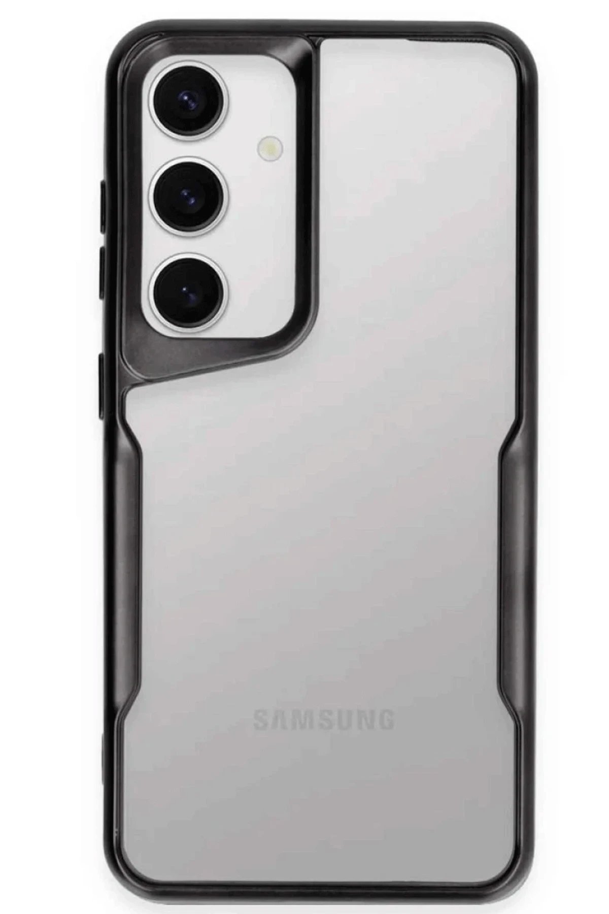 Samsung Galaxy A56 Kılıf Boyi Silikon Kapak - Siyah-(5796) - Görsel 2