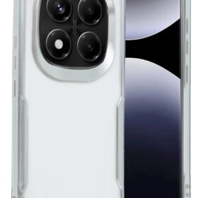 Xiaomi Redmi Note 14 Pro 4G Kılıf Boyi Silikon Kapak - Gümüş-(5796)