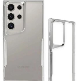 Samsung Galaxy S25 Ultra Kılıf Boyi Silikon Kapak - Titan Gri-(5796)