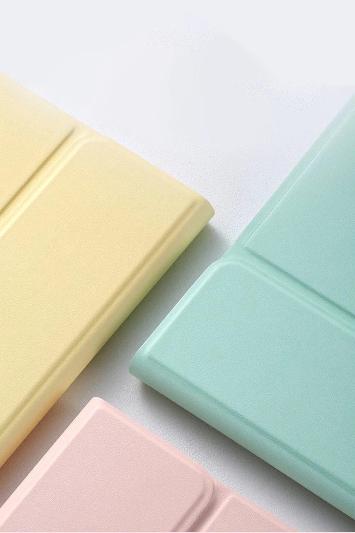 iPad Pro 12.9 (2024) Kılıf KC01 Smart Klavyeli Tablet Kılıfı - Pembe-(5796) - Görsel 2