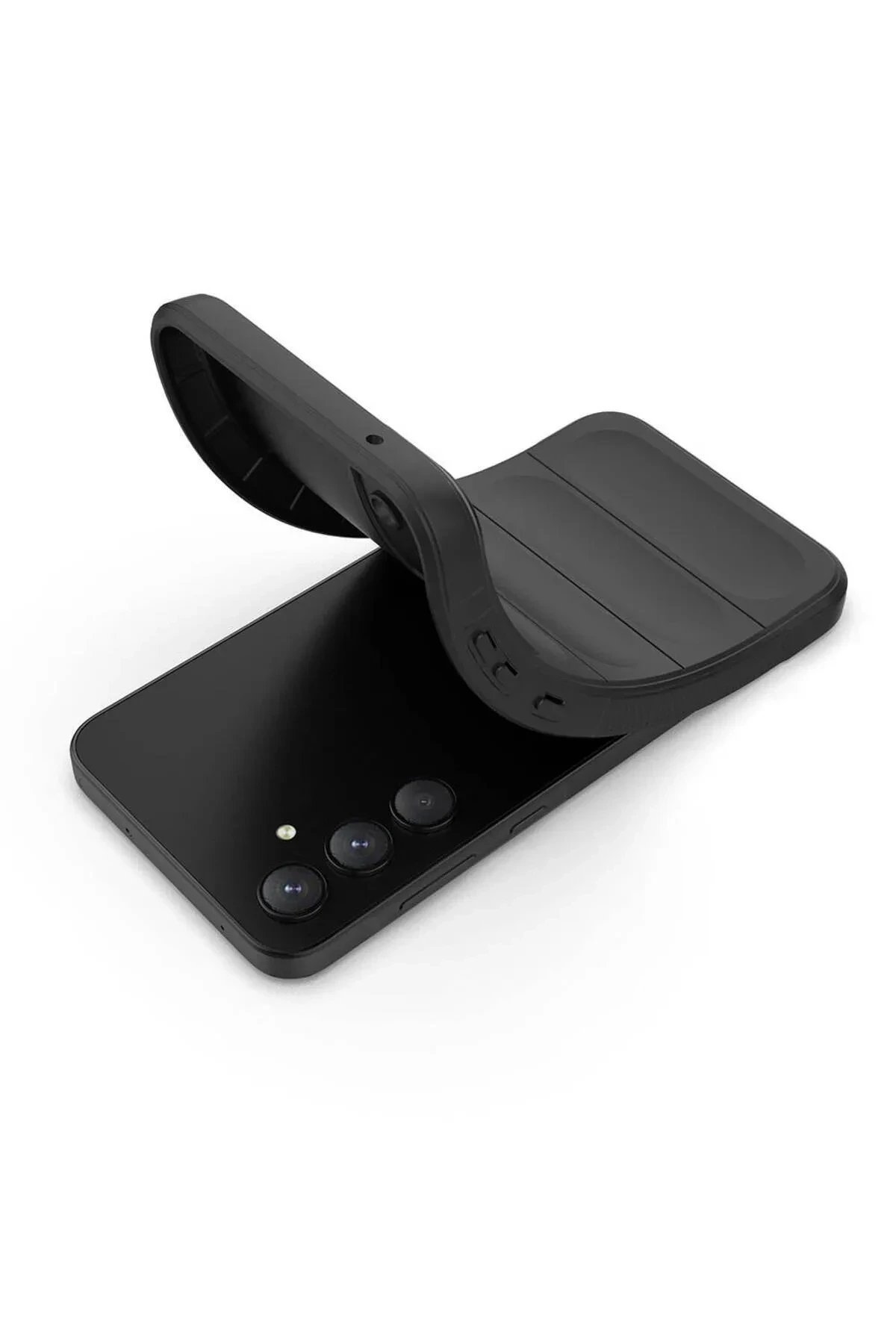 Samsung Galaxy A26 Kılıf Optimum Silikon - Siyah-(5796)