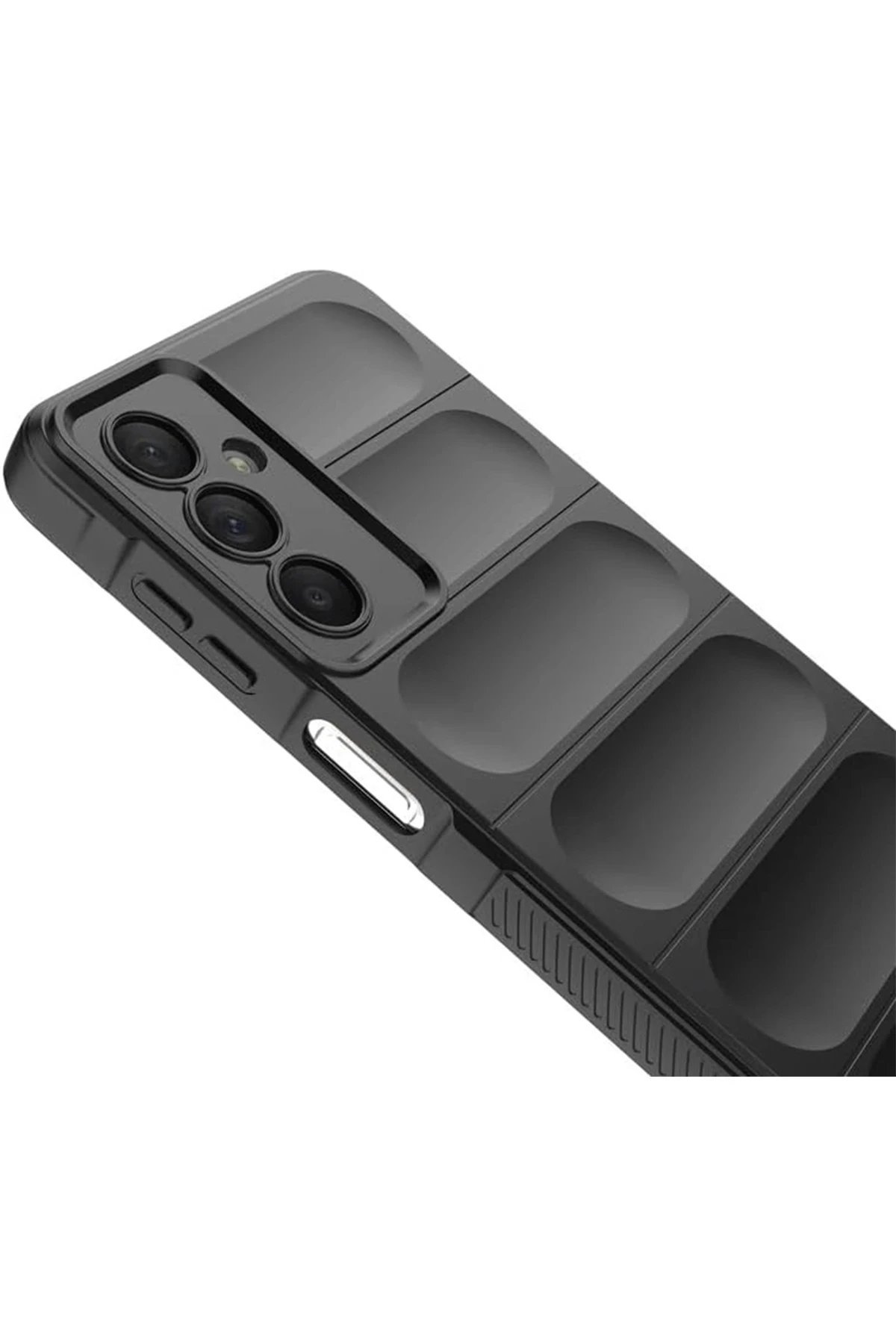 Samsung A36 Kılıf Optimum Silikon - Siyah-(5796) - Görsel 4