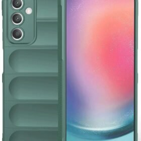 Samsung A36 Kılıf Optimum Silikon - Koyu Yeşil-(5796)