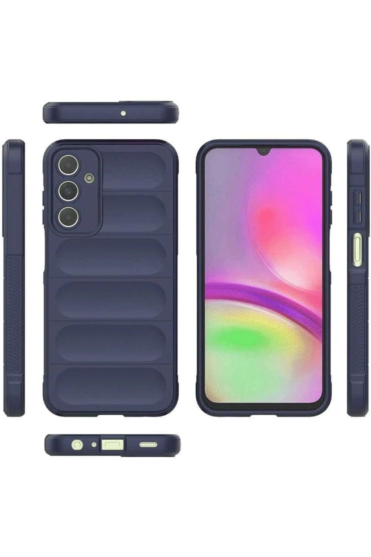 Samsung A36 Kılıf Optimum Silikon - Lacivert-(5796) - Görsel 2