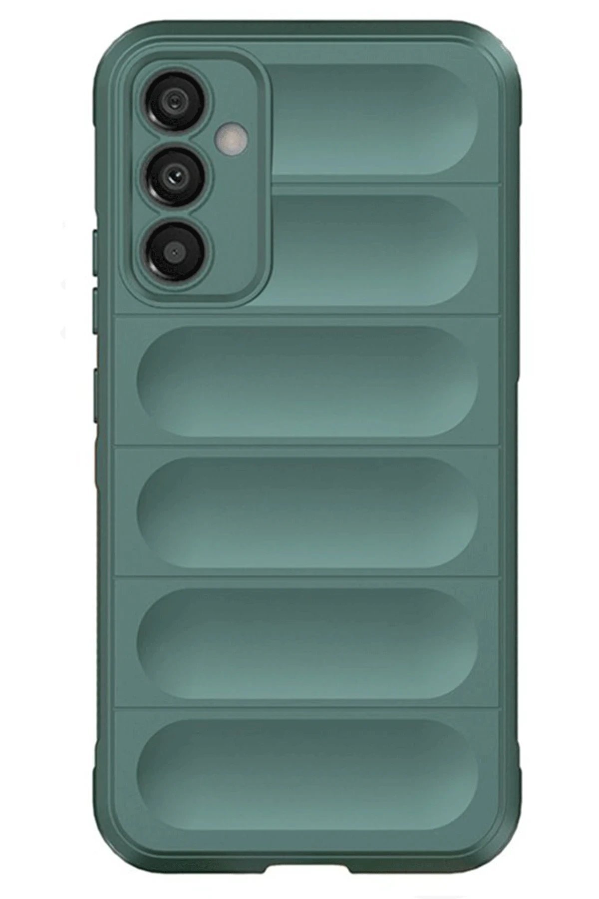 Samsung A56 Kılıf Optimum Silikon - Koyu Yeşil-(5796) - Görsel 2