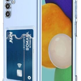 Samsung Galaxy A26 Kılıf Kart Şeffaf Silikon - Şeffaf-(5796)