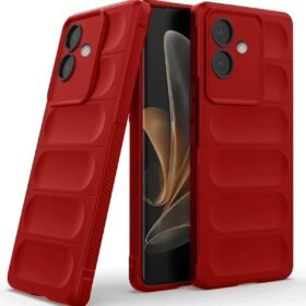 Oppo A3 Kılıf Optimum Silikon - Kırmızı-(5796)