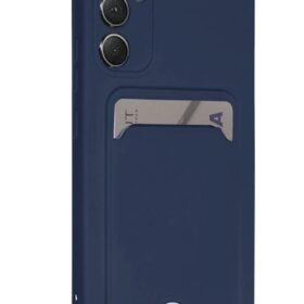 Samsung Galaxy A16 5G Kılıf Kelvin Kartvizitli Silikon - Lacivert-(5796)