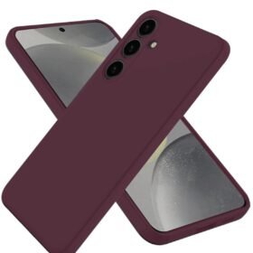 Samsung Galaxy A26 Kılıf First Silikon - Mürdüm-(5796)