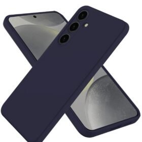 Samsung Galaxy A36 Kılıf First Silikon - Lacivert-(5796)