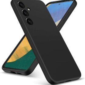 Samsung Galaxy A36 Kılıf Nano içi Kadife Silikon - Siyah-(5796)