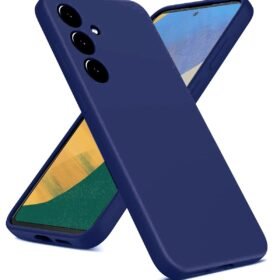 Samsung Galaxy A36 Kılıf Nano içi Kadife Silikon - Lacivert-(5796)