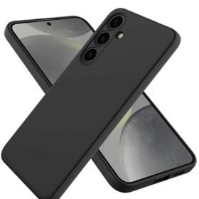 Samsung Galaxy A56 Kılıf Nano içi Kadife Silikon - Siyah-(5796)