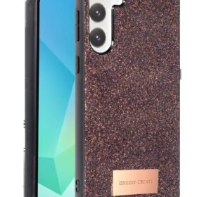 Samsung Galaxy A36 Bright Simli Kapak - Derin Mor-(5796)