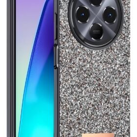 Xiaomi Redmi 14C Bright Simli Kapak - Gold-(5796)