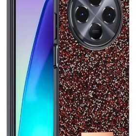 Xiaomi Redmi 14C Bright Simli Kapak - Derin Mor-(5796)