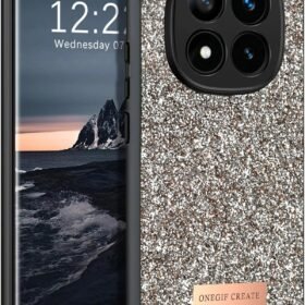 Xiaomi Redmi Note 14 Pro 4G Bright Simli Kapak - Gold-(5796)