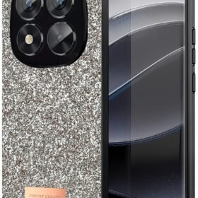 Xiaomi Redmi Note 14 Pro 5G Bright Simli Kapak - Gold-(5796)