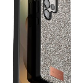 Samsung Galaxy S25 Ultra Bright Simli Kapak - Gold-(5796)