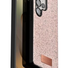 Samsung Galaxy S25 Ultra Bright Simli Kapak - Pembe-(5796)