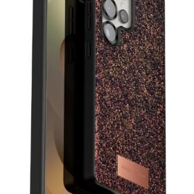 Samsung Galaxy S25 Ultra Bright Simli Kapak - Derin Mor-(5796)