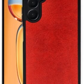 Samsung Galaxy A36 Kılıf Aras Deri Kapak - Kırmızı-(5796)