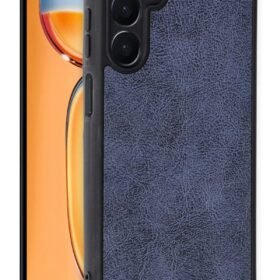 Samsung Galaxy A36 Kılıf Aras Deri Kapak - Lacivert-(5796)