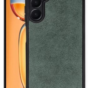 Samsung Galaxy A36 Kılıf Aras Deri Kapak - Koyu Yeşil-(5796)