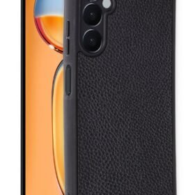 Samsung Galaxy A56 Kılıf Aras Deri Kapak - Siyah-(5796)