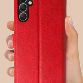 Samsung Galaxy A26 Kılıf Trend S Plus Kapaklı Kılıf - Taba-(5796)