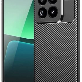 Xiaomi Mi 15 Pro Kılıf Auto Focus Karbon Kapak - Siyah-(5796)