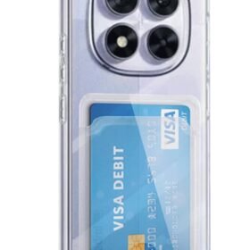 Xiaomi Redmi Note 14 Pro 5G Kılıf Kart Şeffaf Silikon - Şeffaf-(5796)