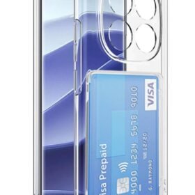 Xiaomi Redmi Note 14 Pro Plus Kılıf Kart Şeffaf Silikon - Şeffaf-(5796)