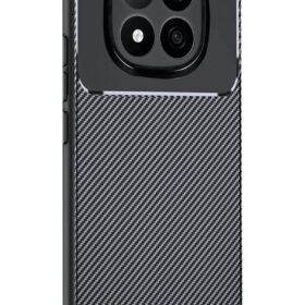 Xiaomi Redmi Note 14 Pro Plus Kılıf Auto Focus Karbon Kapak - Siyah-(5796)