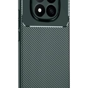 Xiaomi Redmi Note 14 Pro Plus Kılıf Auto Focus Karbon Kapak - Koyu Yeşil-(5796)