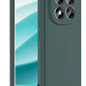 Xiaomi Redmi Note 14 Pro 5G Kılıf First Silikon - Koyu Yeşil-(5796)