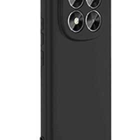 Xiaomi Redmi Note 14 Pro 5G Kılıf Nano içi Kadife Silikon - Siyah-(5796)