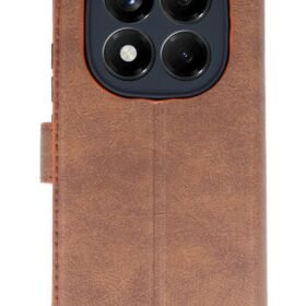 Xiaomi Redmi Note 14 Pro 5G Kılıf Trend S Plus Kapaklı Kılıf - Taba-(5796)