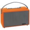 F32 2x50W Sürücülü 2 Adet Mikrofonlu BT 5.2 Kablosuz Hoparlör - Turuncu-(5796)