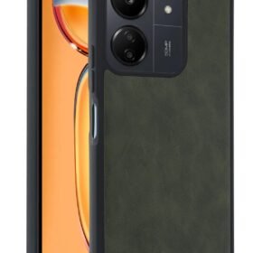 Xiaomi Redmi 13C Kılıf Aras Deri Kapak - Açık Yeşil-(5796)