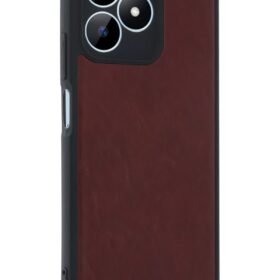 Realme Note 50 4G Kılıf Aras Deri Kapak - Bordo-(5796)