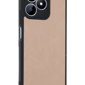 Realme Note 50 4G Kılıf Aras Deri Kapak - Pudra-(5796)