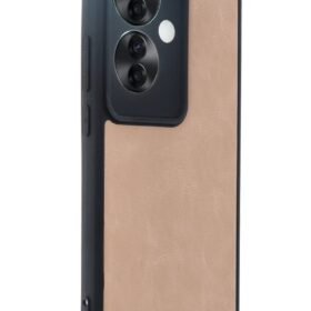 Oppo Reno 11F Kılıf Aras Deri Kapak - Pudra-(5796)
