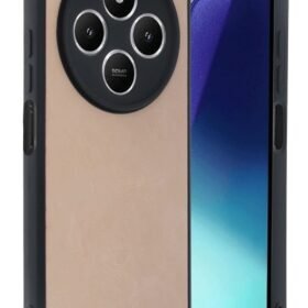 Xiaomi Redmi 14C Kılıf Aras Deri Kapak - Pudra-(5796)