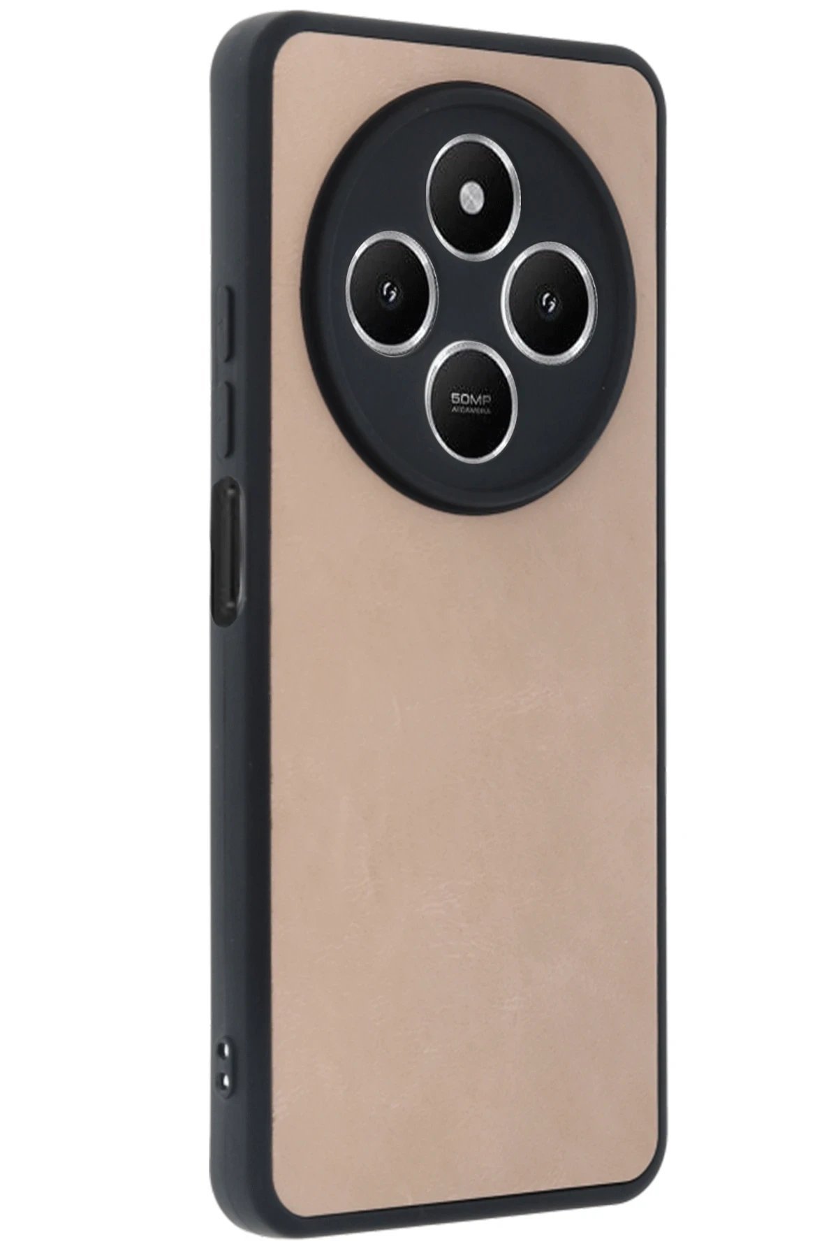 Xiaomi Redmi 14C Kılıf Aras Deri Kapak - Pudra-(5796) - Görsel 2