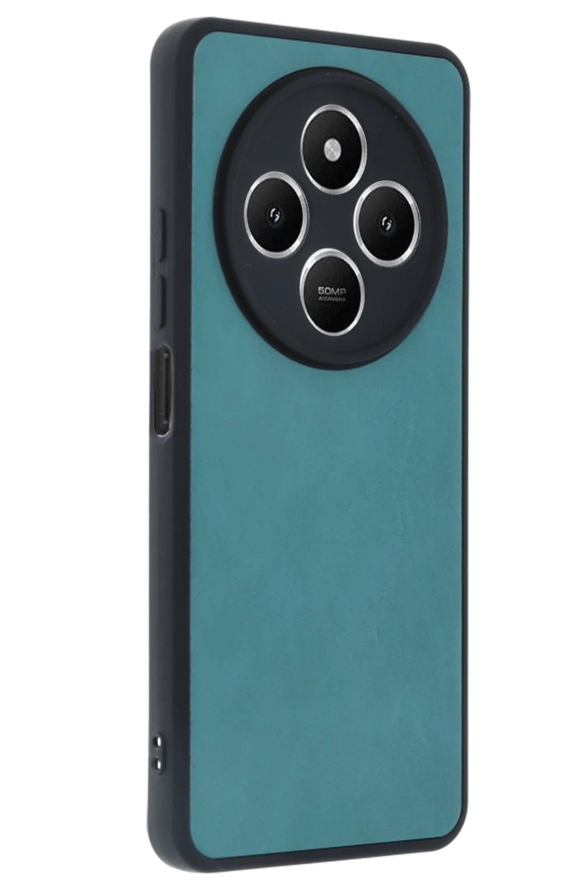 Xiaomi Redmi 14C Kılıf Aras Deri Kapak - Açık Yeşil-(5796)