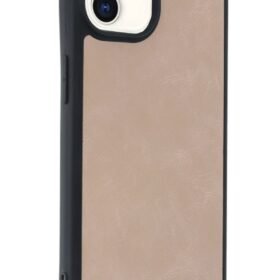 iPhone 11 Kılıf Aras Deri Kapak - Pudra-(5796)