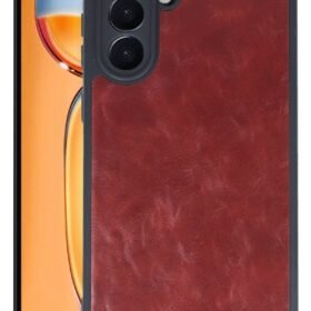 Samsung Galaxy A36 Kılıf Aras Deri Kapak - Bordo-(5796)