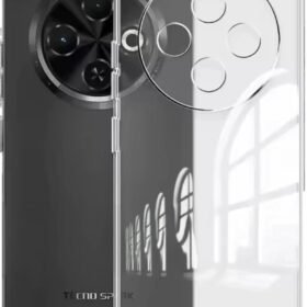 Tecno Spark 30C Kılıf Lüx Şeffaf Silikon-(5796)