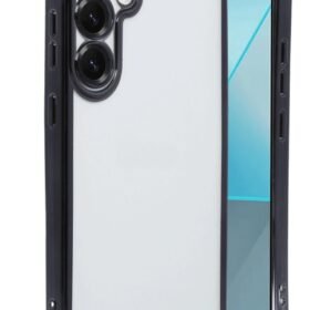 Samsung Galaxy S25 Kılıf Lensli Silikon - Siyah-(5796)